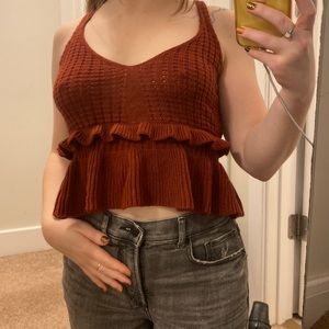 Knit tank top